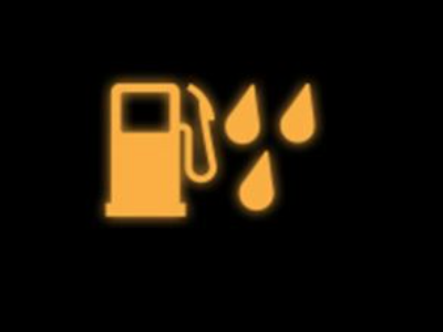 martor bord Apă în filtru de combustibil