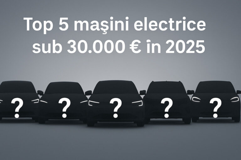 Top 5 mașini electrice sub 30.000 € în 2025