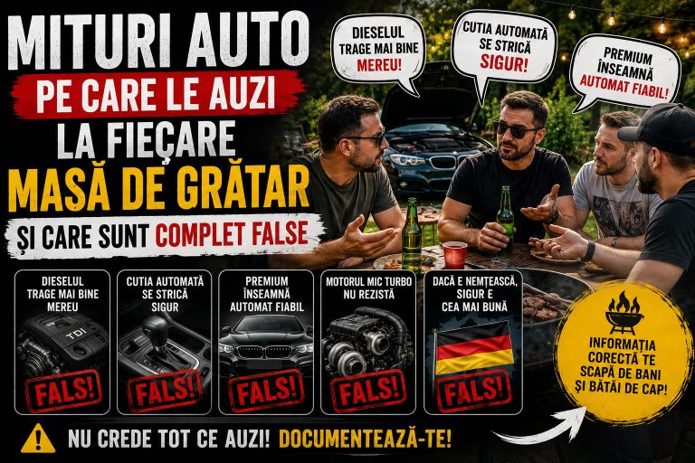 Mituri auto pe care le auzi la fiecare masă de grătar și care sunt complet false