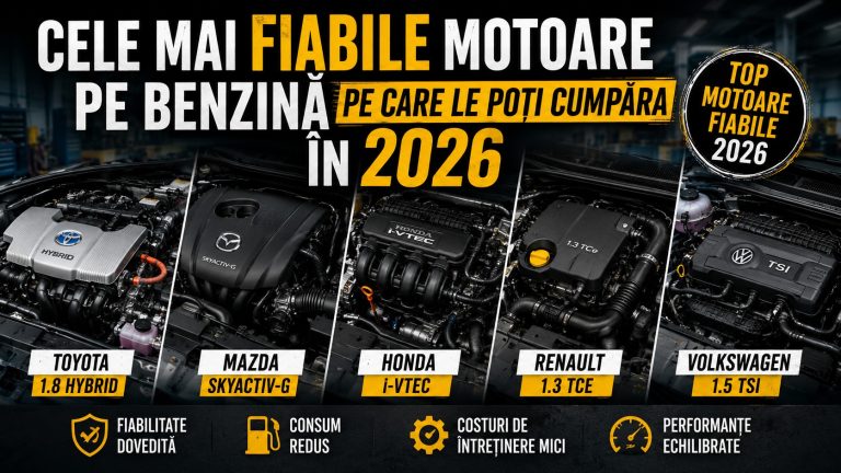 Cele mai fiabile motoare pe benzină pe care le poți cumpăra în 2026